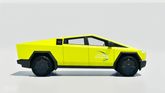 Cybertruck Precut Flexishield CL-03 Highlighter Yellow Wrap