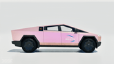Cybertruck Precut Flexishield SP-03 Peach Blush Wrap