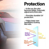 Tesla Cybertruck PPF TPU LightBar/Headlights Transparent/CLEAR self-healing protective film