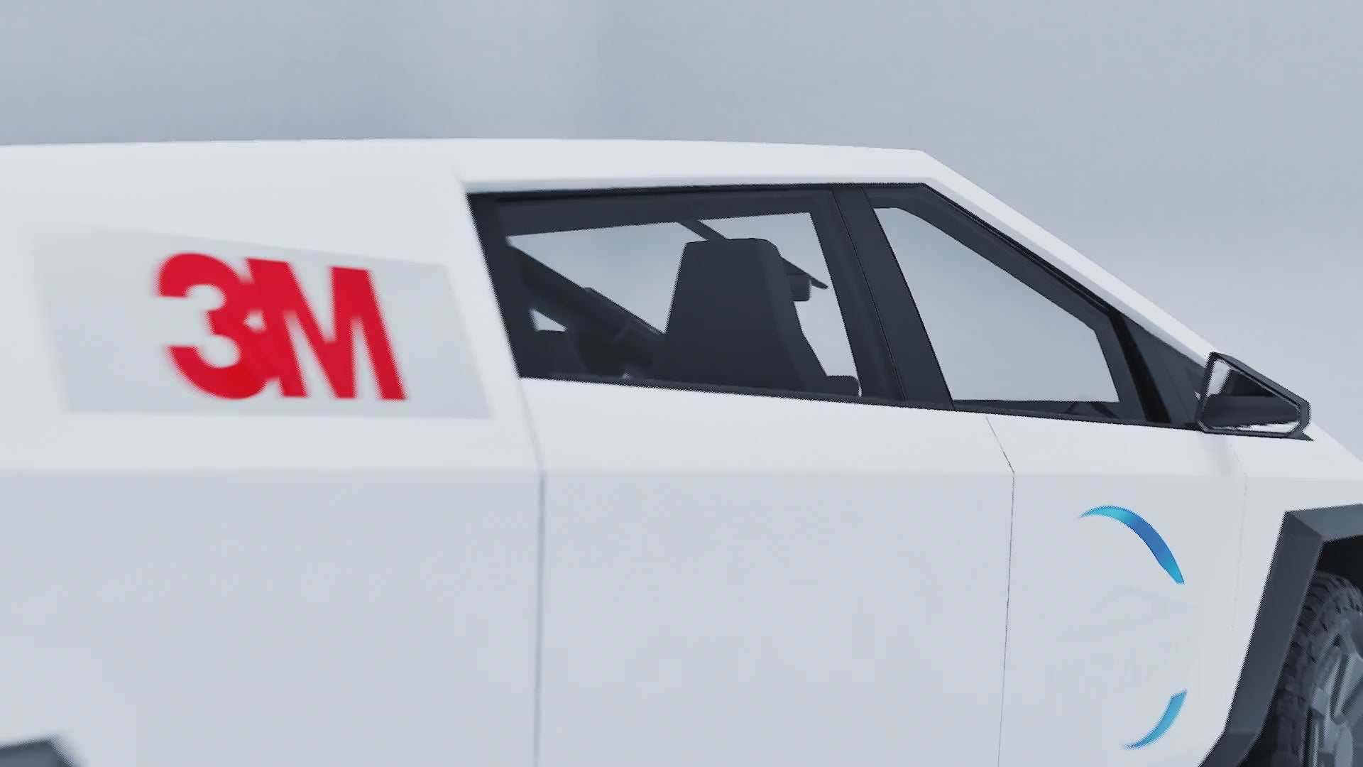 Cybertruck Precut 3M PWF-M10 Matte White