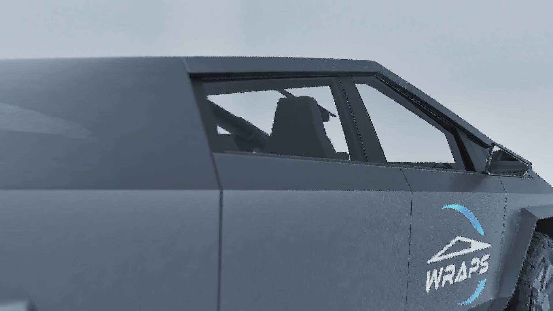 “Super Bright Metalic Mountain Ash” Tesla Cybertruck PreCut Wrap Kit PPF