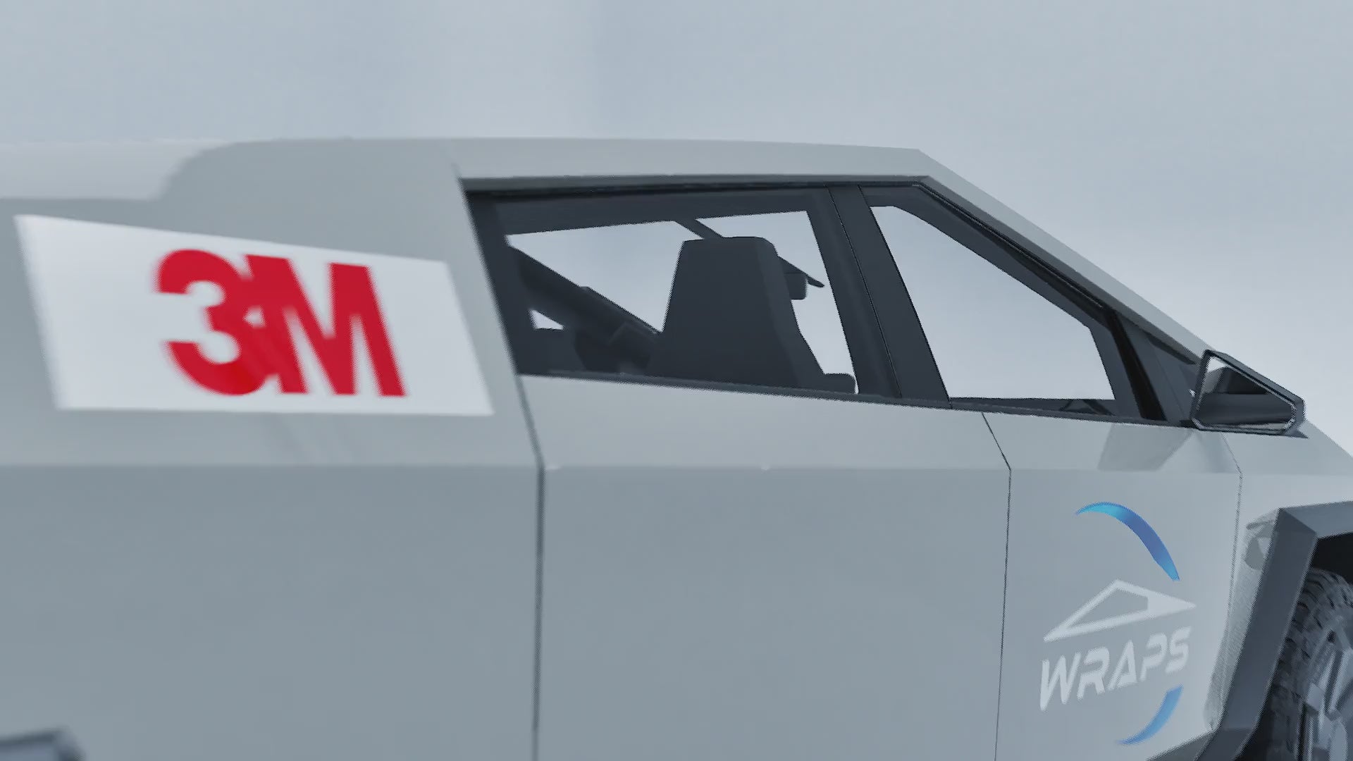 Cybertruck Precut 3M PWF-G11 Gloss Bone Gray