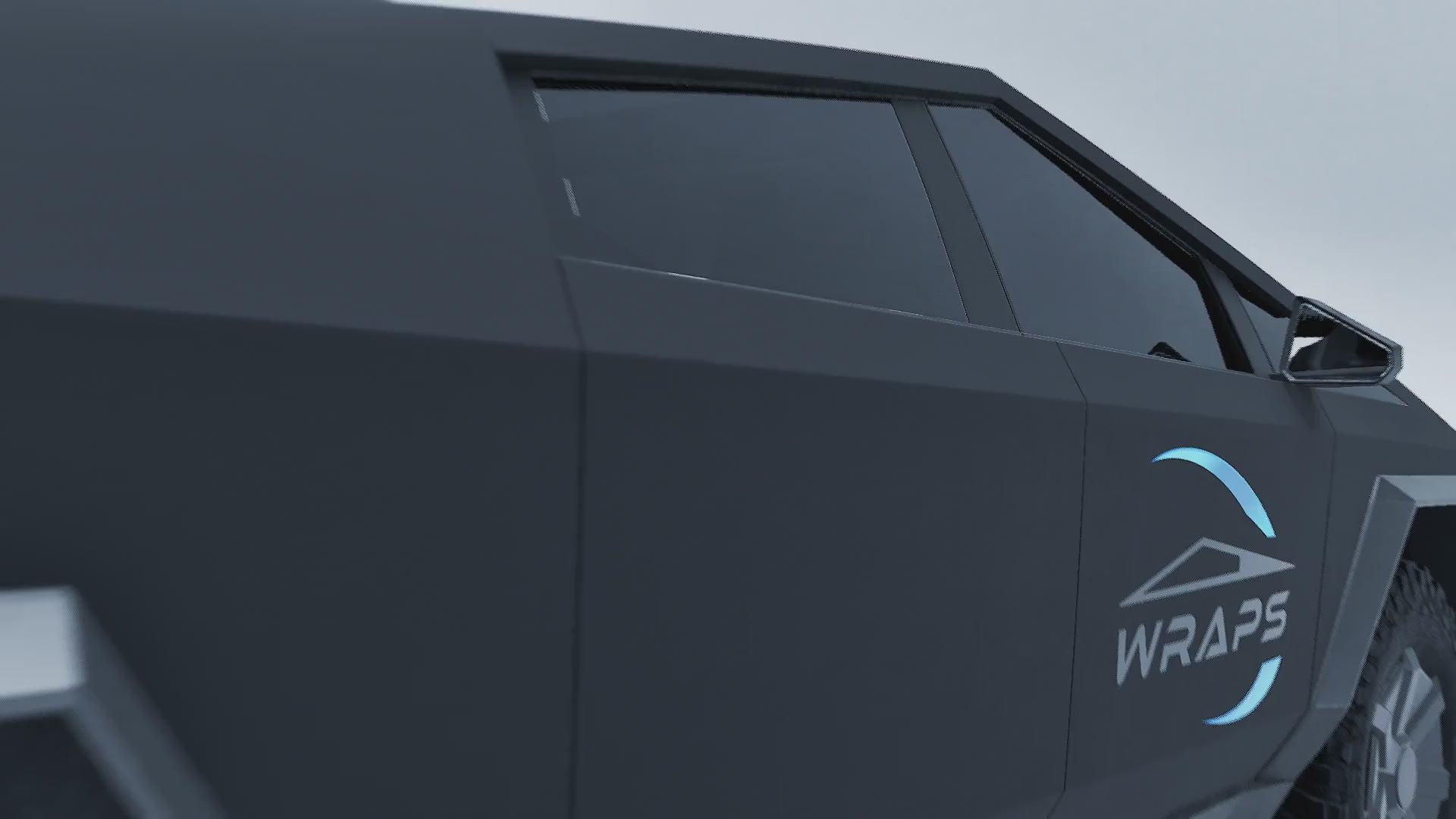 “Matte Black” Tesla Cybertruck Paint Protection Film PreCut Kit PPF