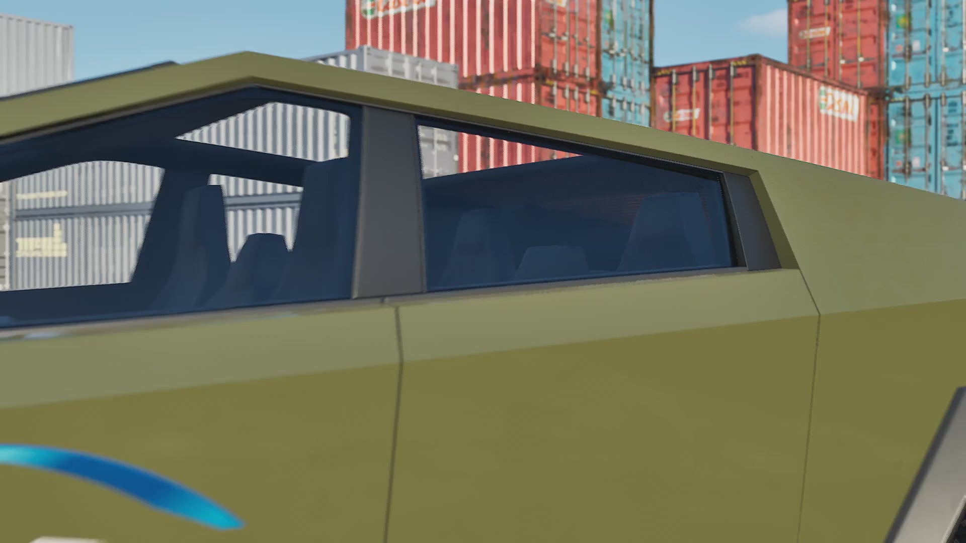 “Armored Green” Tesla Cybertruck Paint Protection Film PreCut Kit PPF