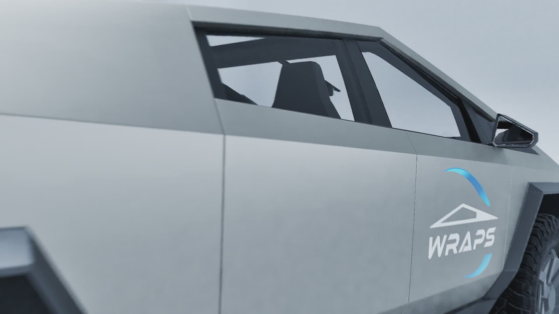 “Liquid Silver” Tesla Cybertruck  PreCut Wrap Kit PPF