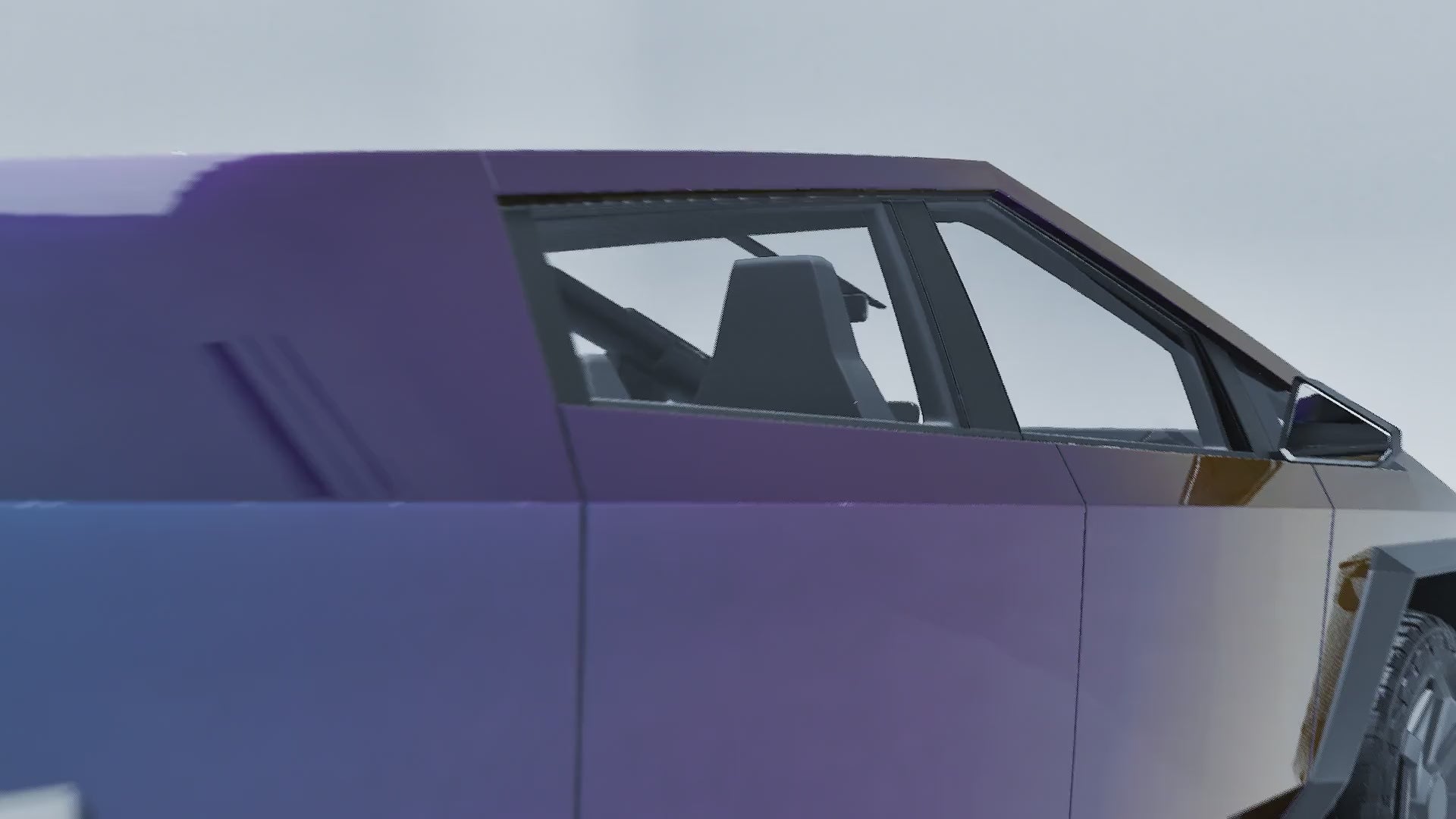 Cybertruck Precut 3M PPF PWF-GP255 Gloss Flip Cosmic Dust