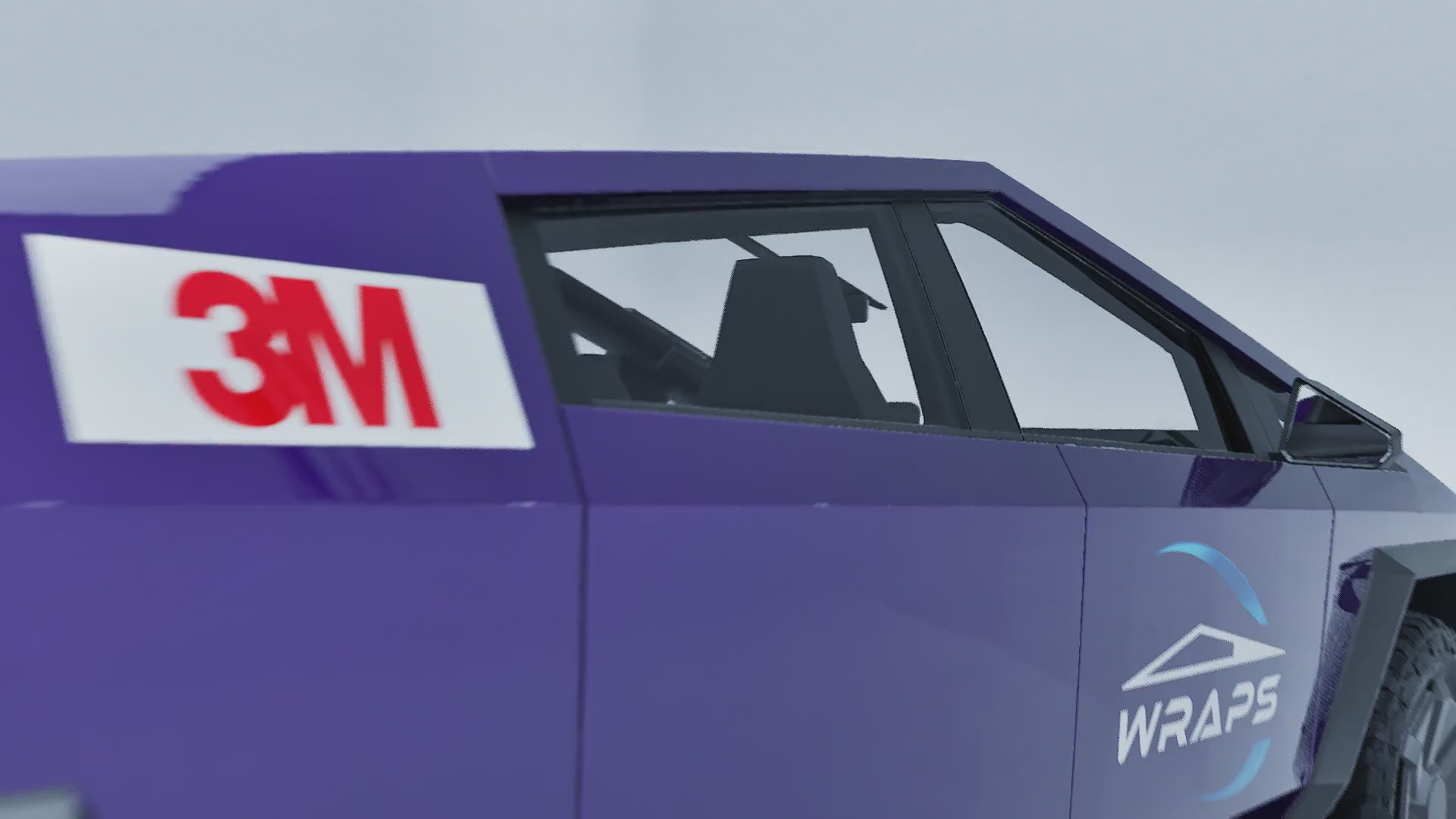 Cybertruck Precut 3M PWF-G248 Gloss Viola