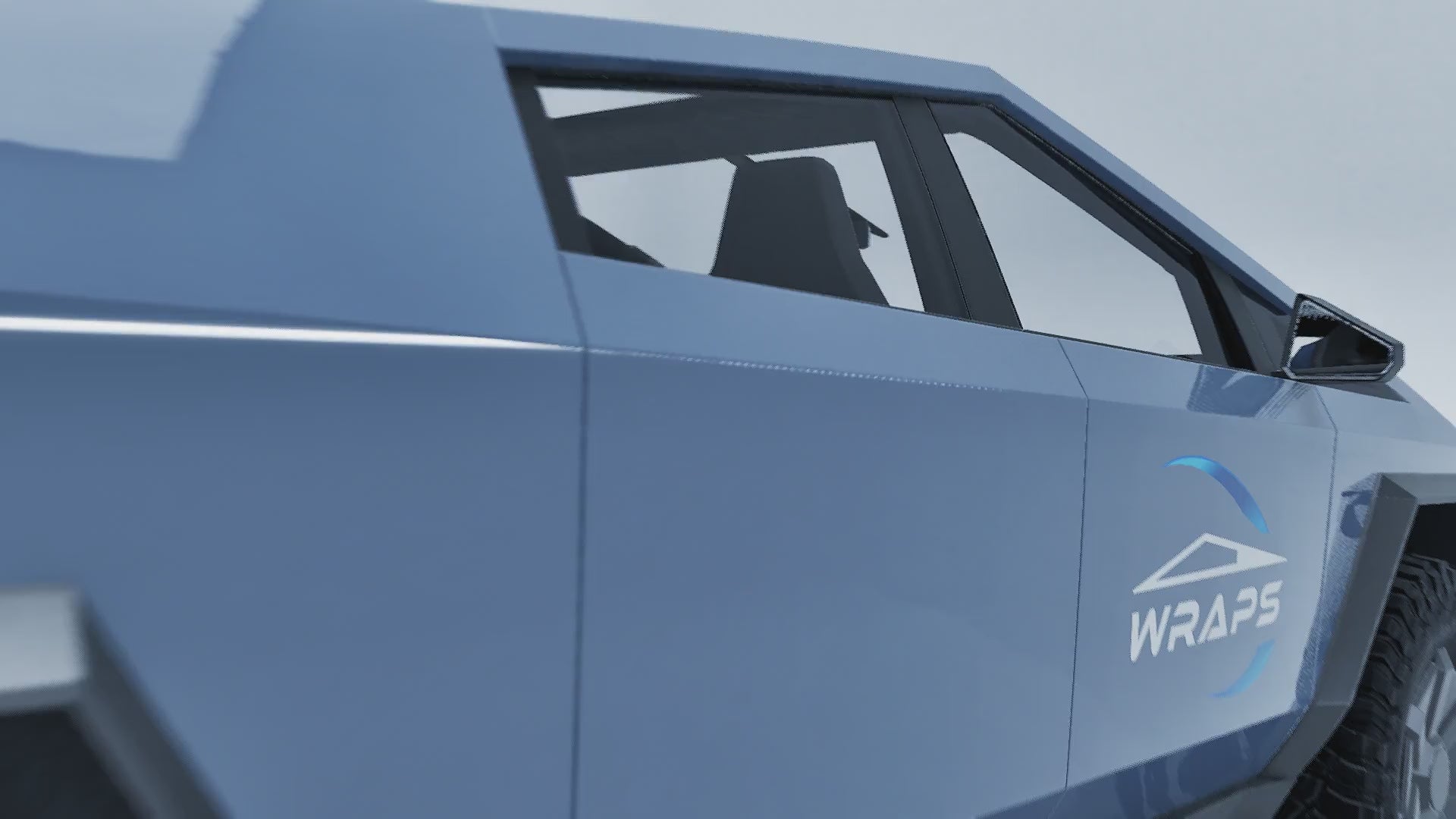 “Nardo Grey” Tesla Cybertruck Paint Protection Film PreCut Wrap Kit PPF