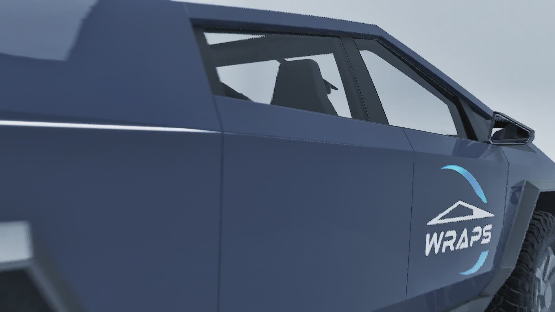 “Liquid Gun Ash” Tesla Cybertruck Paint Protection Film PreCut Kit PPF