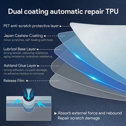 “Super Bright Metal ivory White” Tesla Cybertruck 2024  PreCut Wrap Kit PPF