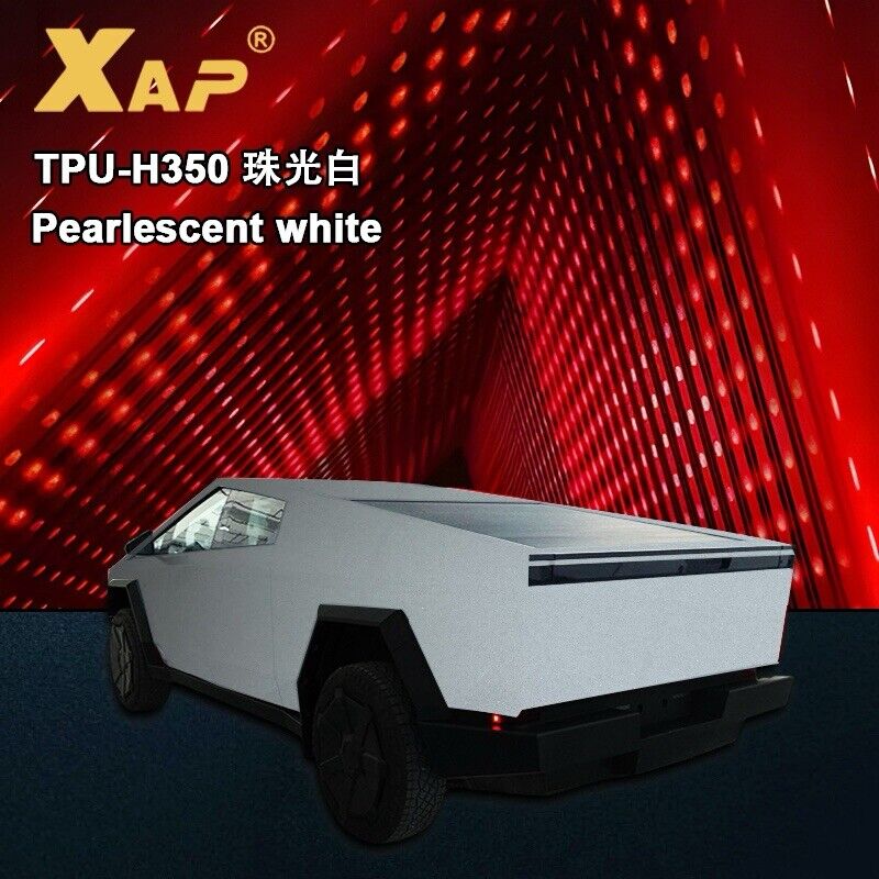 “Pearlescent White” Tesla Cybertruck 2024 PreCut Wrap Kit PPF