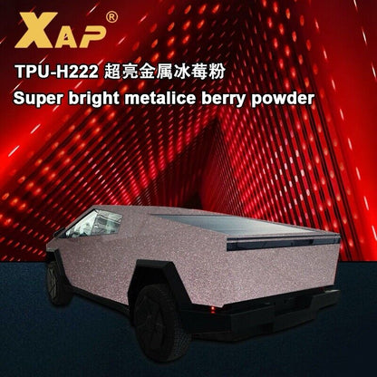 “Super Bright Metallic Berry Powder” Tesla Cybertruck 2024 PreCut Wrap Kit PPF