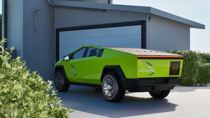 Cybertruck Precut Flexishield CL-04 Acidic Lime Wrap