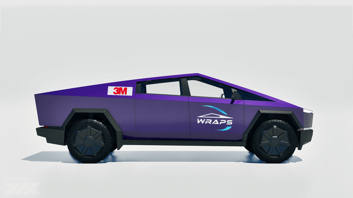 Cybertruck Precut 3M PWF-G248 Gloss Viola