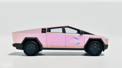 Cybertruck Precut Flexishield SP-03 Peach Blush Wrap