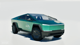 Cybertruck Precut Flexishield HG-05 Seafoam Wrap