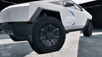 “Matte White” Tesla Cybertruck 2024 PreCut Wrap Kit PPF