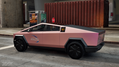 Cybertruck Precut Flexishield SP-03 Peach Blush Wrap