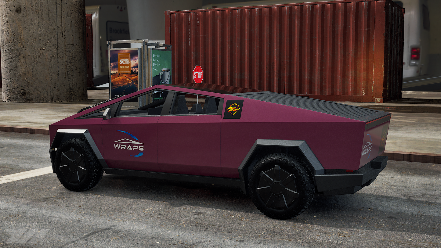 Cybertruck Precut Flexishield CL-17 Amethyst Wrap