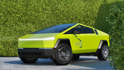 Cybertruck Precut Flexishield CL-04 Acidic Lime Wrap