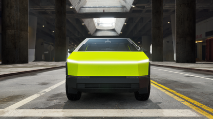 Cybertruck Precut Flexishield CL-04 Acidic Lime Wrap