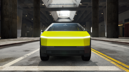 Cybertruck Precut Flexishield CL-03 Highlighter Yellow Wrap