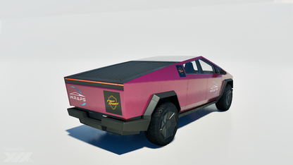 Cybertruck Precut Flexishield CL-11 Bordeaux Wrap