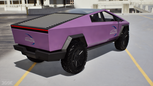 “Lilac Pink Purple” Tesla Cybertruck 2024 PreCut Wrap Kit PPF