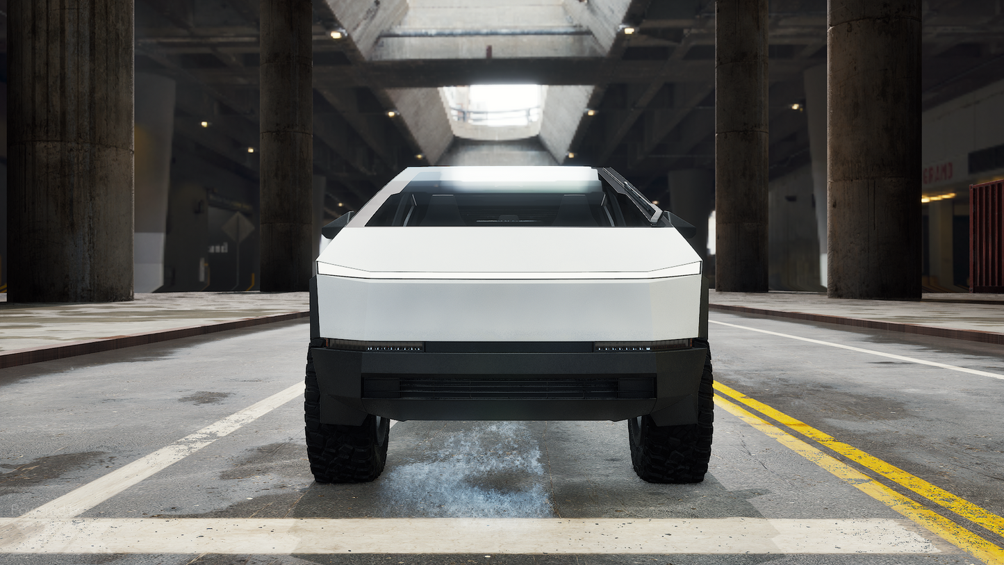 “Matte White” Tesla Cybertruck 2024 PreCut Wrap Kit PPF