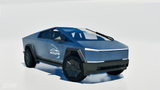 Kit de película protectora de pintura precortada para Tesla Cybertruck 2024 en color azul Byron Bay