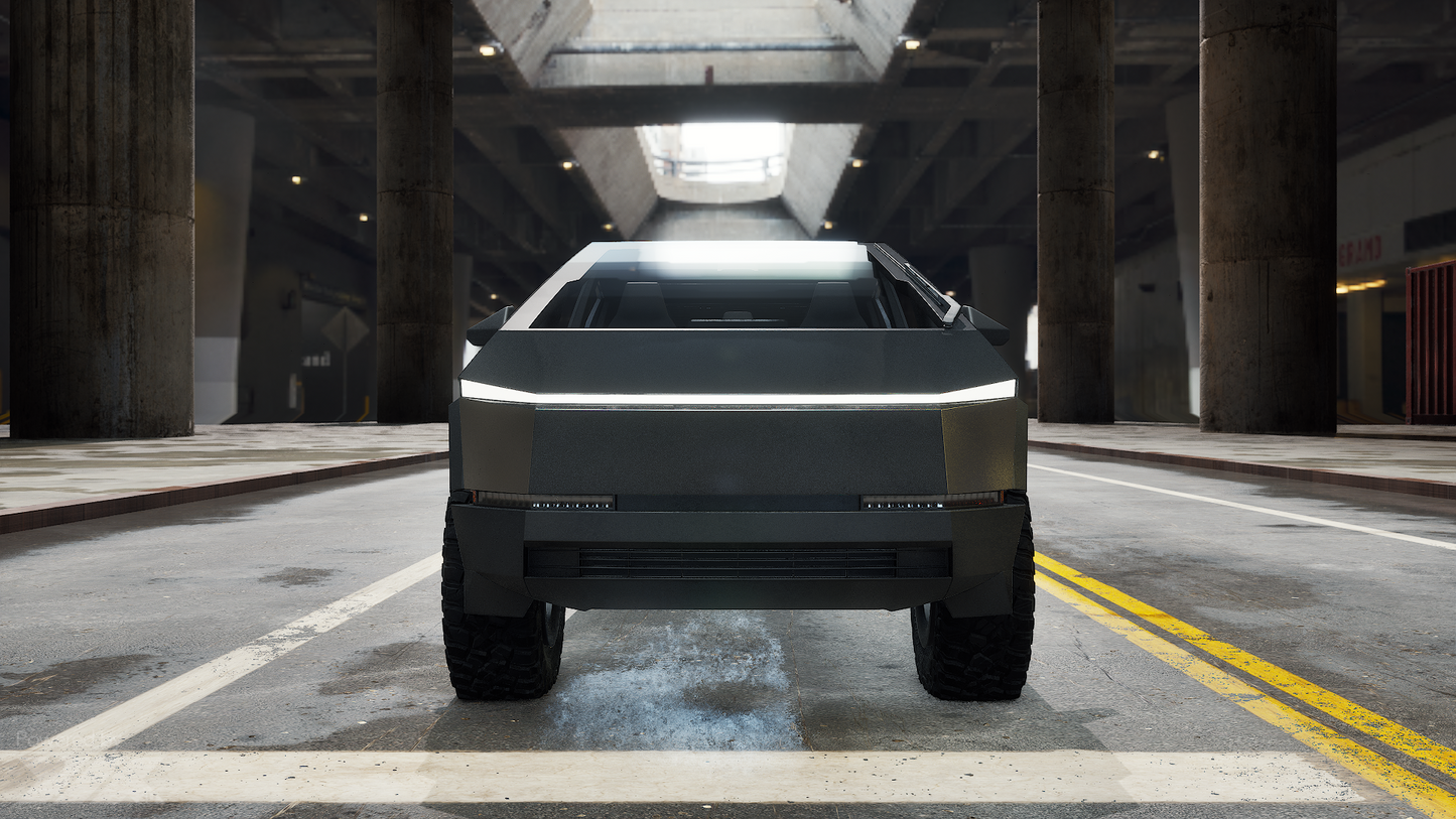 Kit de vinilo precortado para Tesla Cybertruck 2024 en color negro láser colorido 