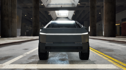 Kit de vinilo precortado para Tesla Cybertruck 2024 en color negro láser colorido 