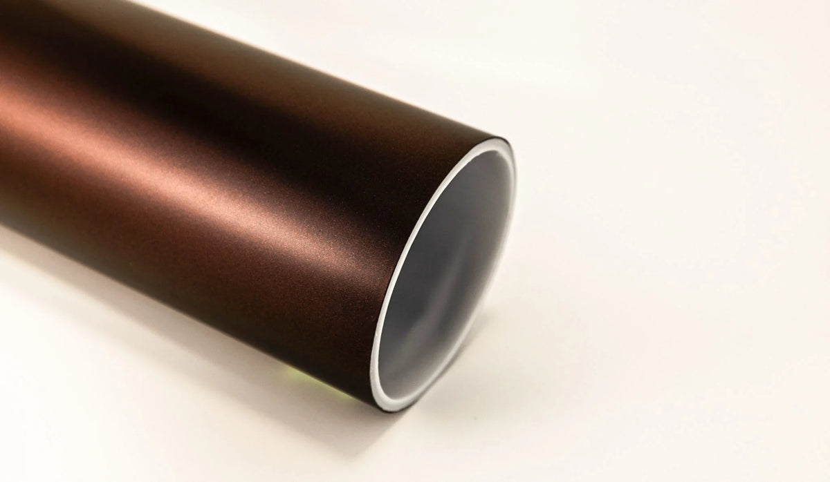 Kit de envoltura precortada para Tesla Cybertruck 2024 en “oro rosa metalizado superbrillante”