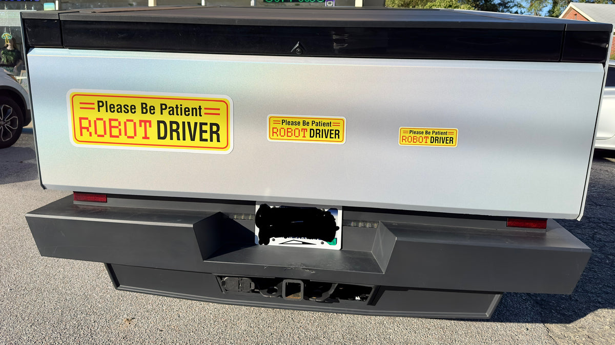 Caution Robot Driver Magnets