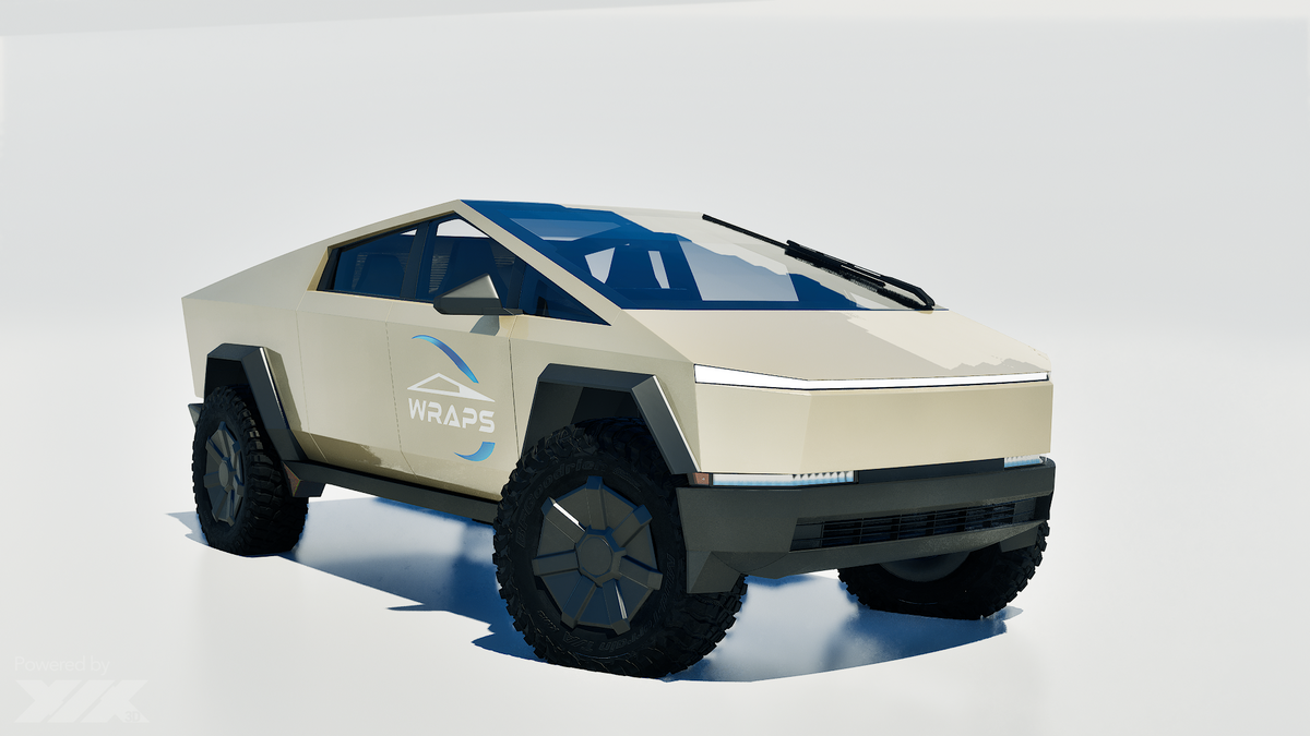 Kit de película protectora de pintura precortada PPF para Tesla Cybertruck 2024 “Khaki Milan”