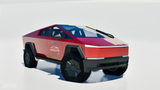 Kit de película protectora de pintura precortada para Tesla Cybertruck 2024 en color “Maya Red” (PPF) 