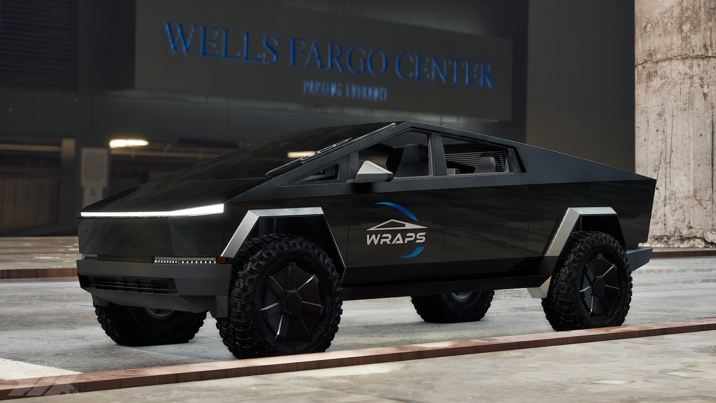 “Pearlescent Black” Tesla Cybertruck 2024  PreCut Wrap Kit PPF