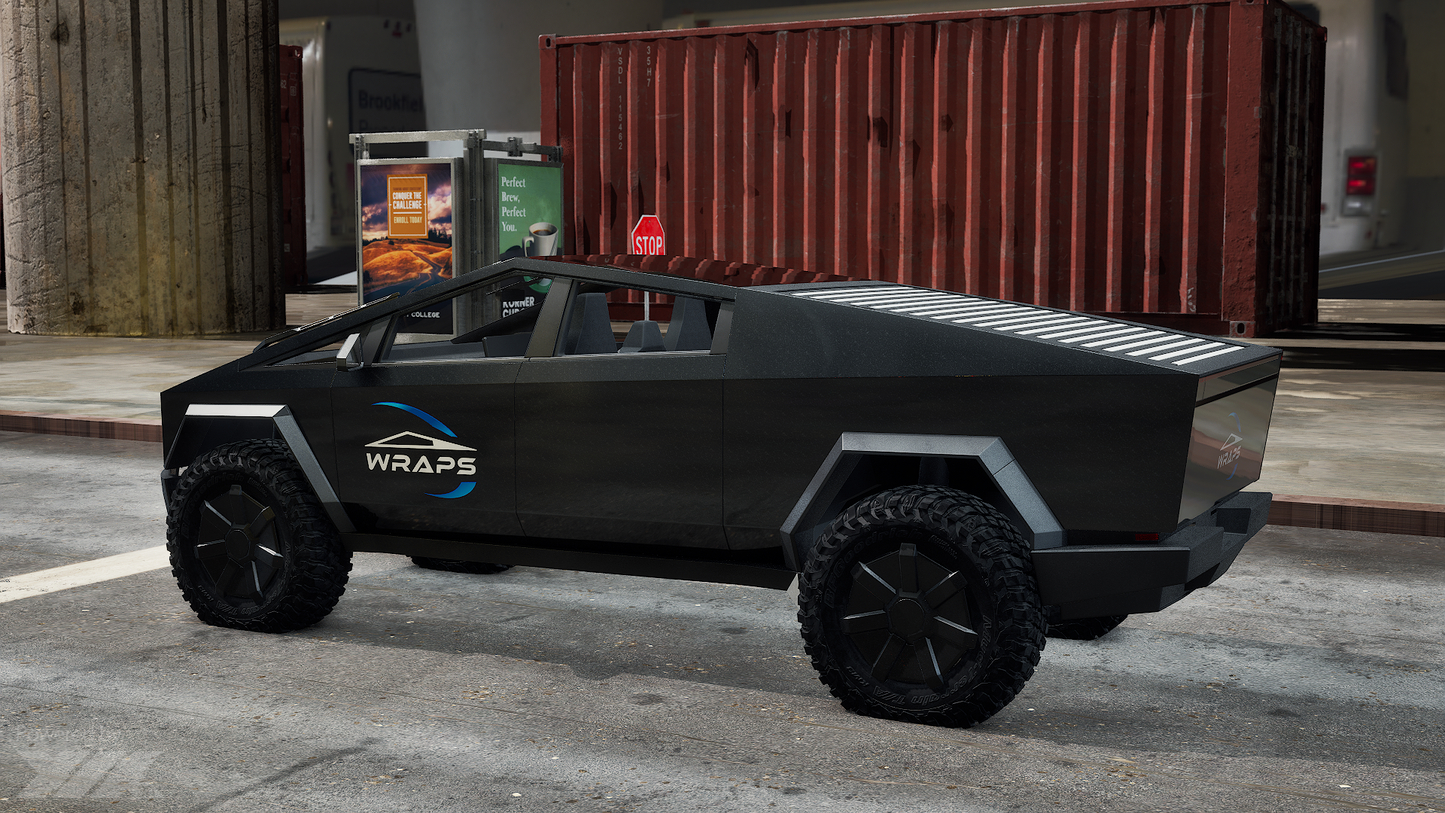 “Pearlescent Black” Tesla Cybertruck 2024  PreCut Wrap Kit PPF