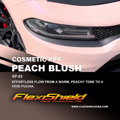 Cybertruck Precut Flexishield SP-03 Peach Blush Wrap