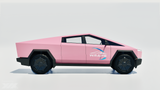 Kit de película protectora de pintura precortada “Sakura Powder” para Tesla Cybertruck 2024 PPF 