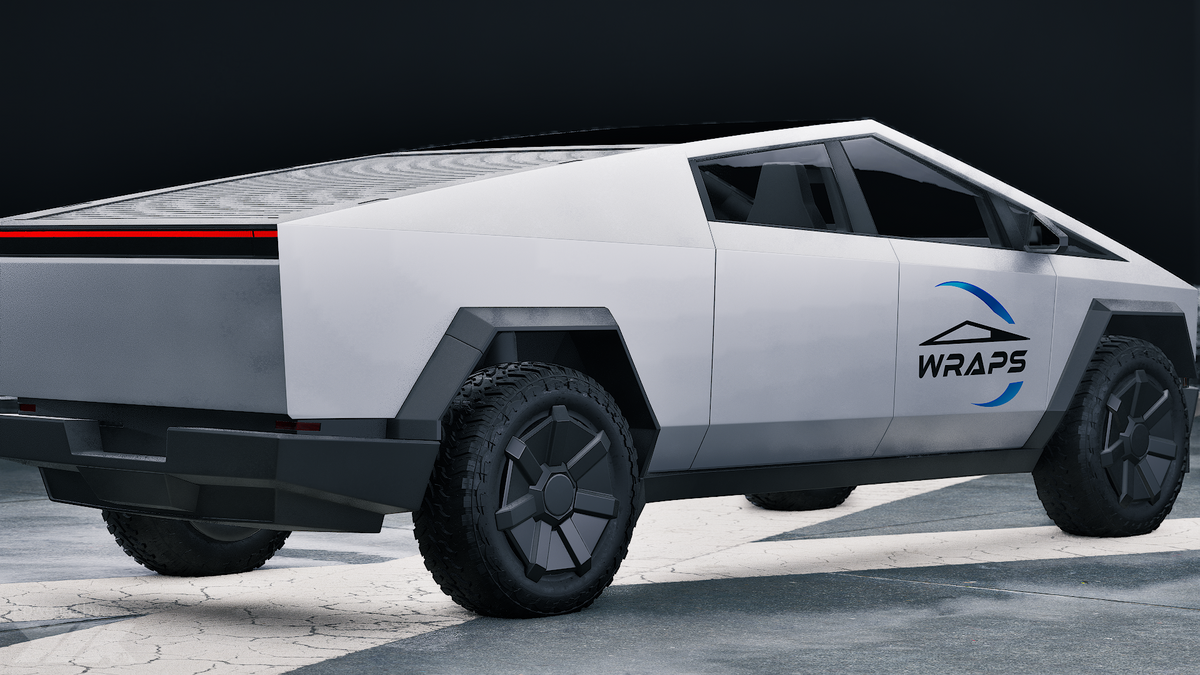 Kit de envoltura precortada para Tesla Cybertruck 2024 “AMG Mountain Ash” PPF 