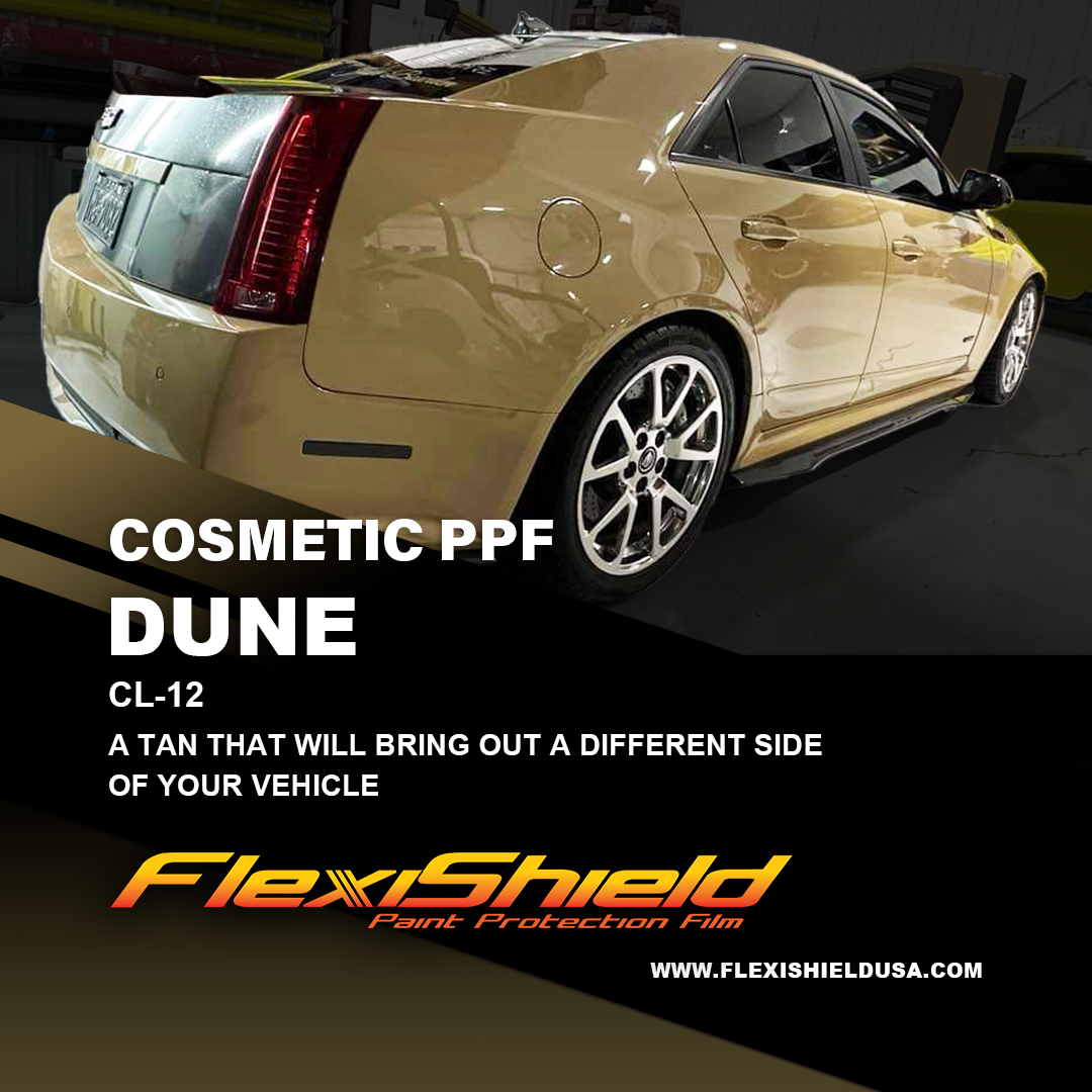 Cybertruck Precut Flexishield CL-12 Dune Wrap