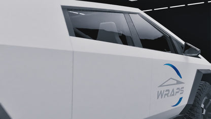 “Matte White” Tesla Cybertruck 2024 PreCut Wrap Kit PPF