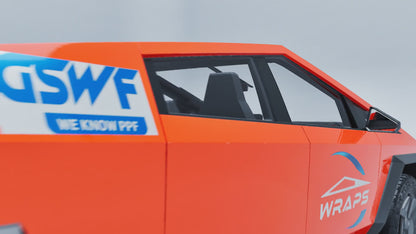 Cybertruck Precut Full Truck GSWF PPF Gloss Bright Orange