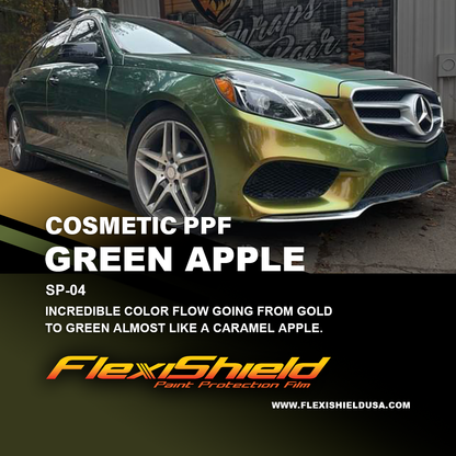 Cybertruck Precut Flexishield SP-04 Green Apple Wrap